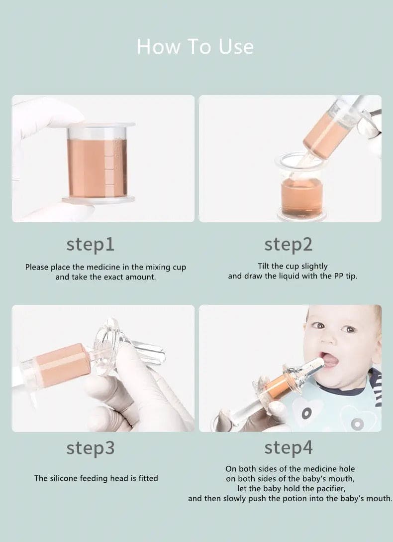 Baby Kids Smart Medicine Dispenser, Needle Feeder Squeeze Medicine Dropper, Pacifier Baby Feeder, Baby Medicine Dispenser, Baby Syringe Feeder, Newborn Dropper Medicine Feeder, Anti-Choke Baby Medicine Feeder, Liquid Push Medicine Dispenser Baby Kids Smart Medicine Dispenser, Needle Feeder Squeeze Medicine Dropper, Pacifier Baby Feeder, Baby Medicine Dispenser, Baby Syringe Feeder, Newborn Dropper Medicine Feeder, Anti-Choke Baby Medicine Feeder, Liquid Push Medicine Dispenser